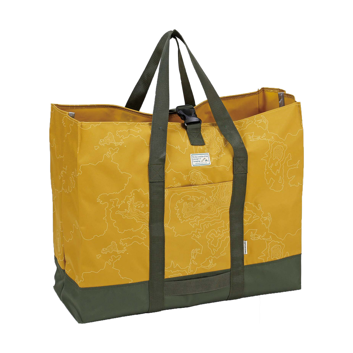 キャンプアウト ビッグバッグ75L（オールドイエロー） - アウトドア