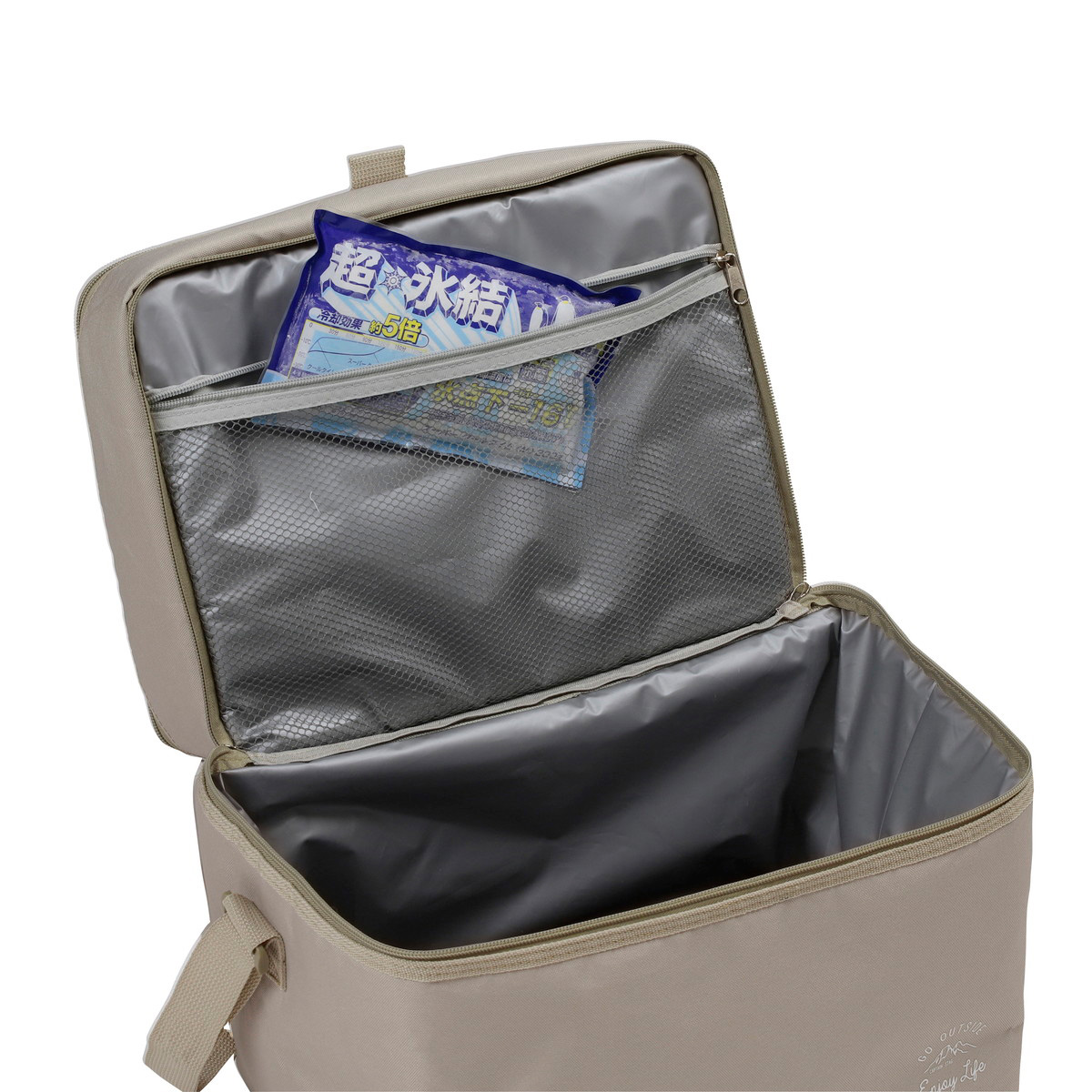 モンテ ダブルルームクーラーバッグ L（カーキ） - アウトドア