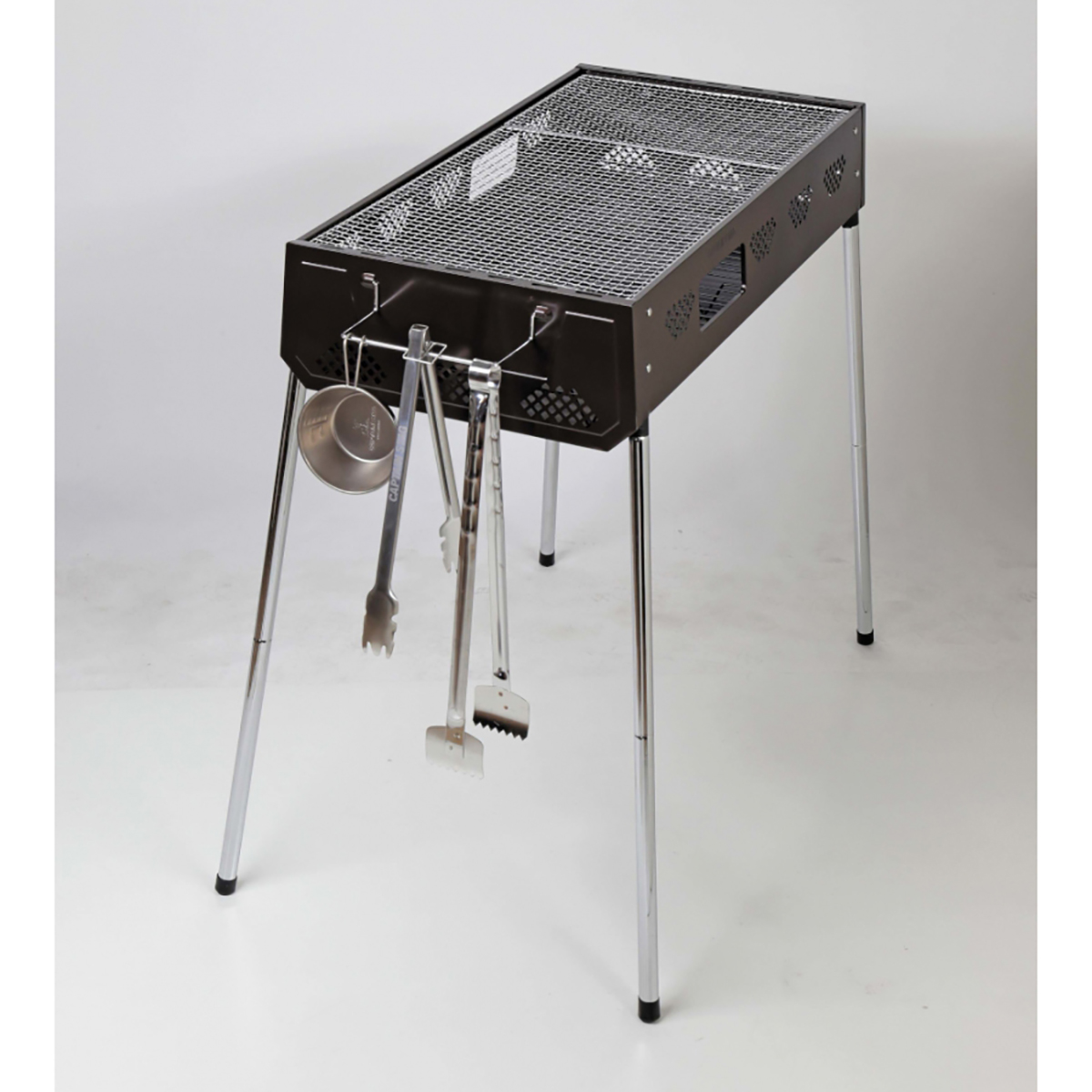 ファストBBQグリル ＜800＞(ブラウン) - アウトドア・キャンプ用品