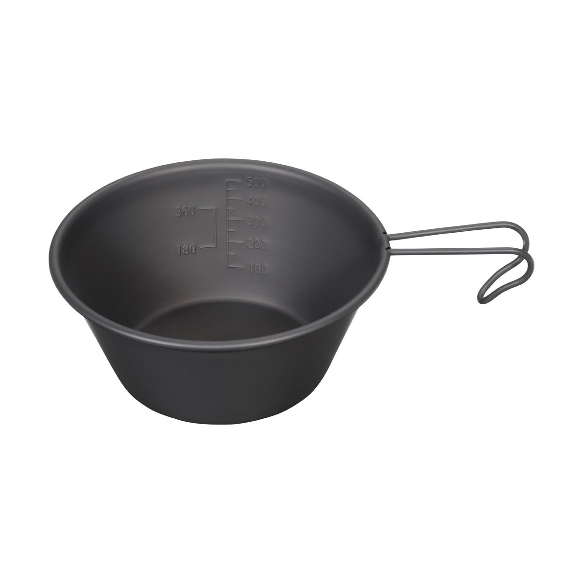 ステンレス カラーシェラカップ630ml（オキツモブラック