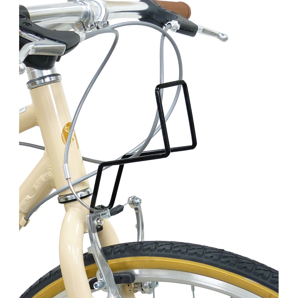 バスケットブラケット ロングステー〈フロントホーク貫通穴用