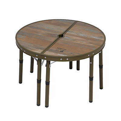 ビストロ フォールディングテーブル 120×60 ＜高さ4段階調節付