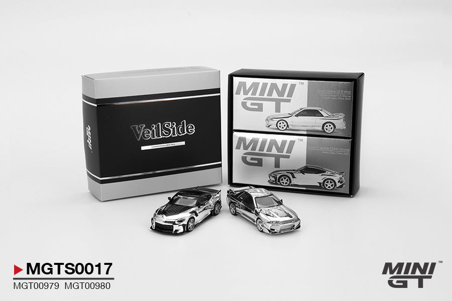 Mini GT 1:64 Nissan Skyline GT-R (R32) Veilside HEC 2025 Chrome