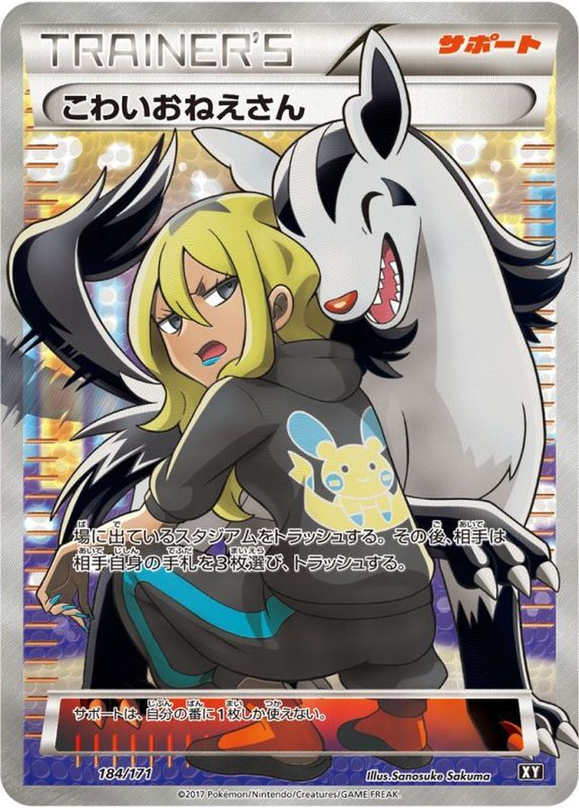 PSA10鑑定済】こわいおねえさん 〈SR仕様〉[184/171] XY - カード