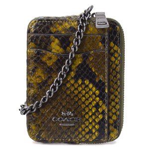 COACH】コーチ ポーチ レオパード ヒョウ柄 レザー アニマル プリント