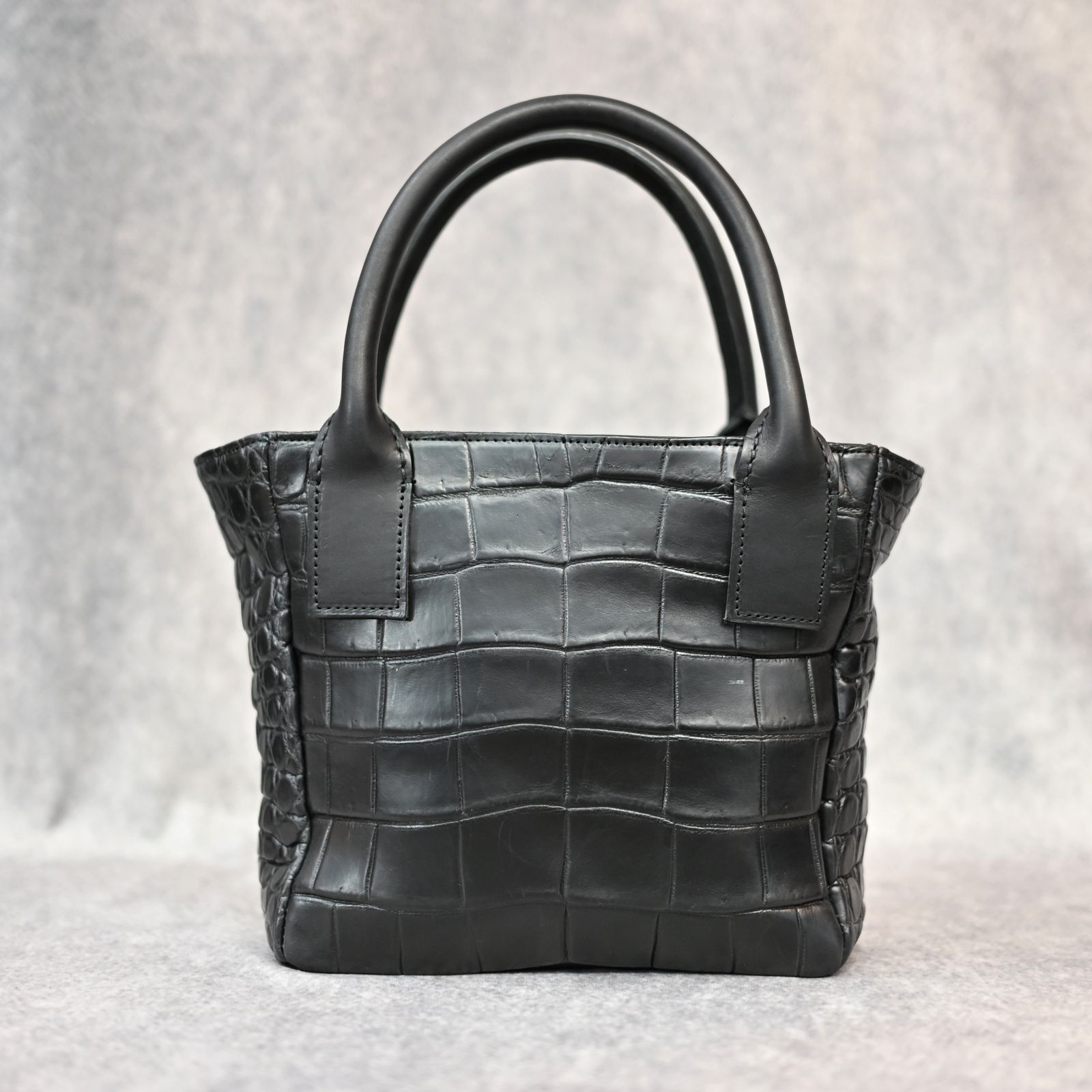 ISAMU KATAYAMA BACKLASH - The Line クロコダイル ミニ トートバッグ