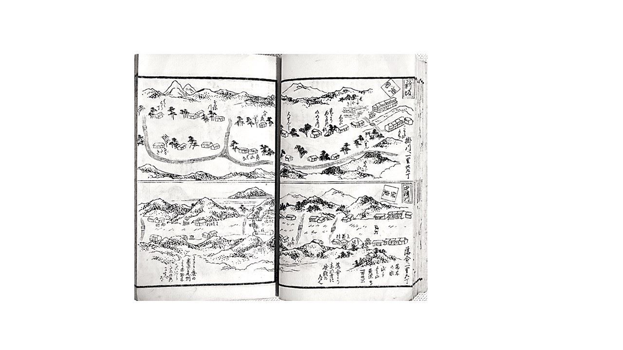 資料紹介23｠東海木曽両道中懐宝図鑑／中津川市