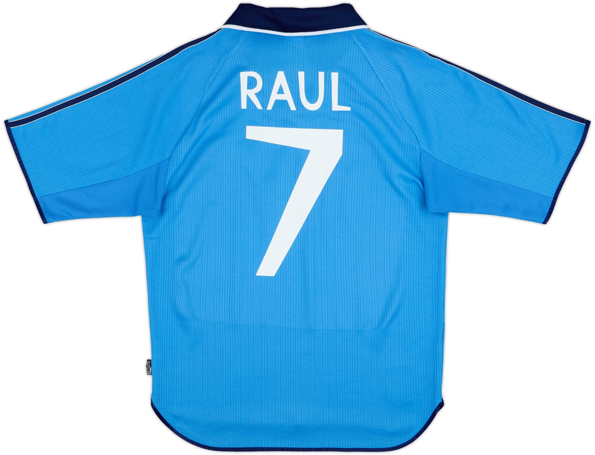 1999-00 Real Madrid Third Shirt Raul #7 - 9/10 - (XL)