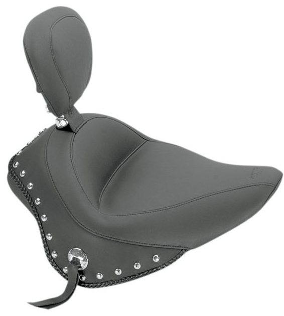 STUDDED STYLE WIDE ソロシート バックレスト付き - Mustang