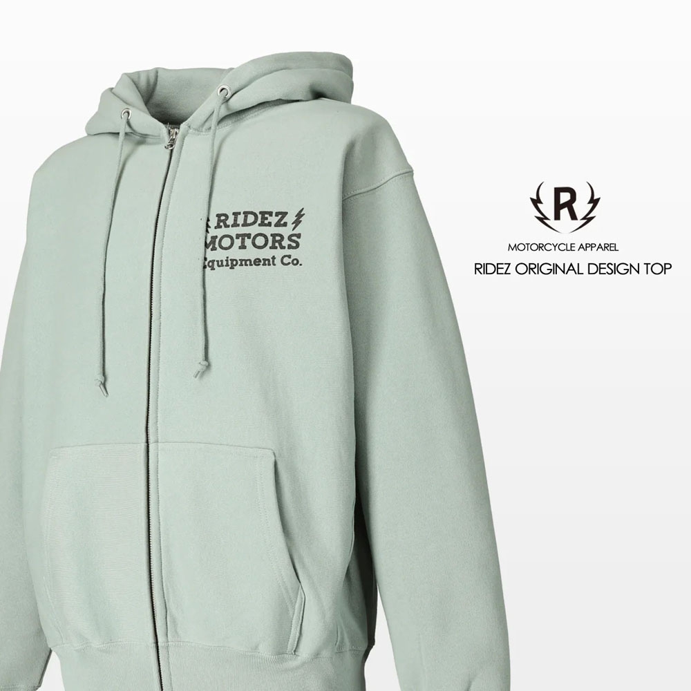 MOTORSCAT ZIP PARKA 12oz キャット ジップパーカー - RIDEZ