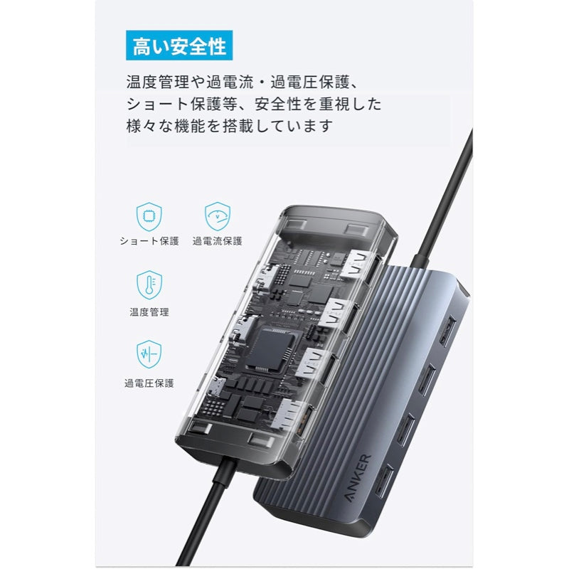 Anker USB-C ハブ (7-in-1, Dual Display) | ハブの製品情報 | Anker