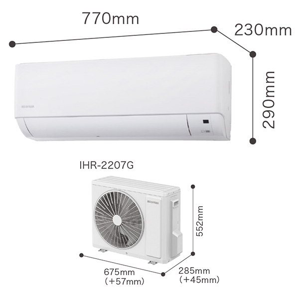 IHF-2207G 標準取付工事費込 アイリスオーヤマ IRIS OHYAMA ルーム