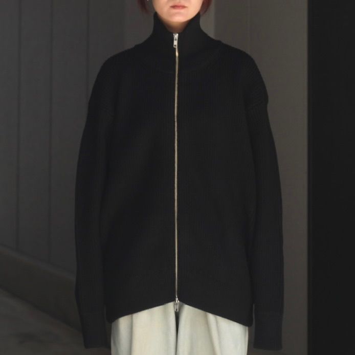 ssstein - 【残りわずか】Oversized Drivers Knit Zip Jacket