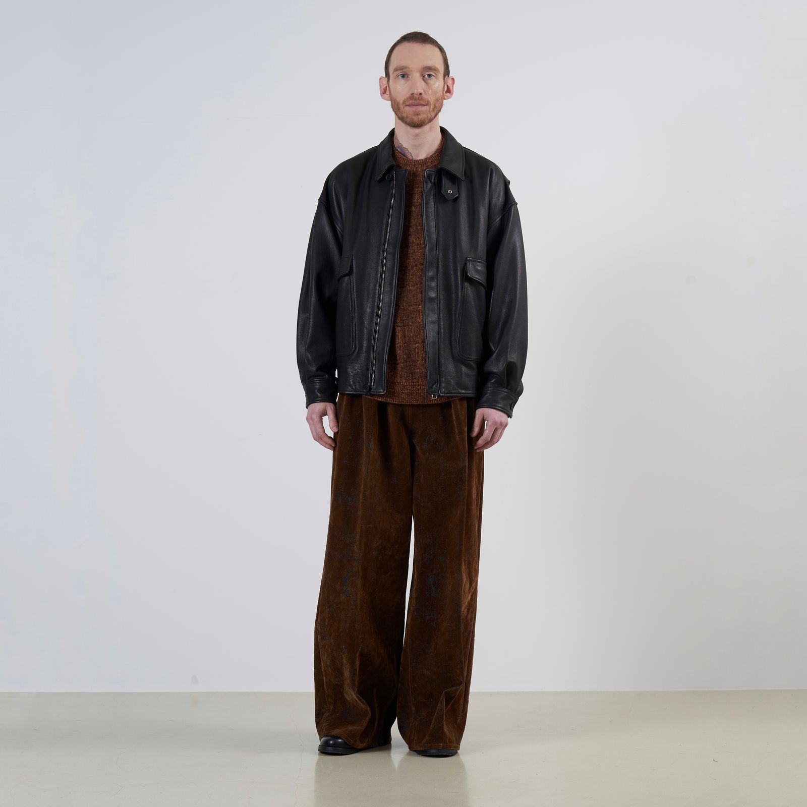 YOKE - 【残りわずか】Leather Flight Jacket | ACRMTSM ONLINE STORE