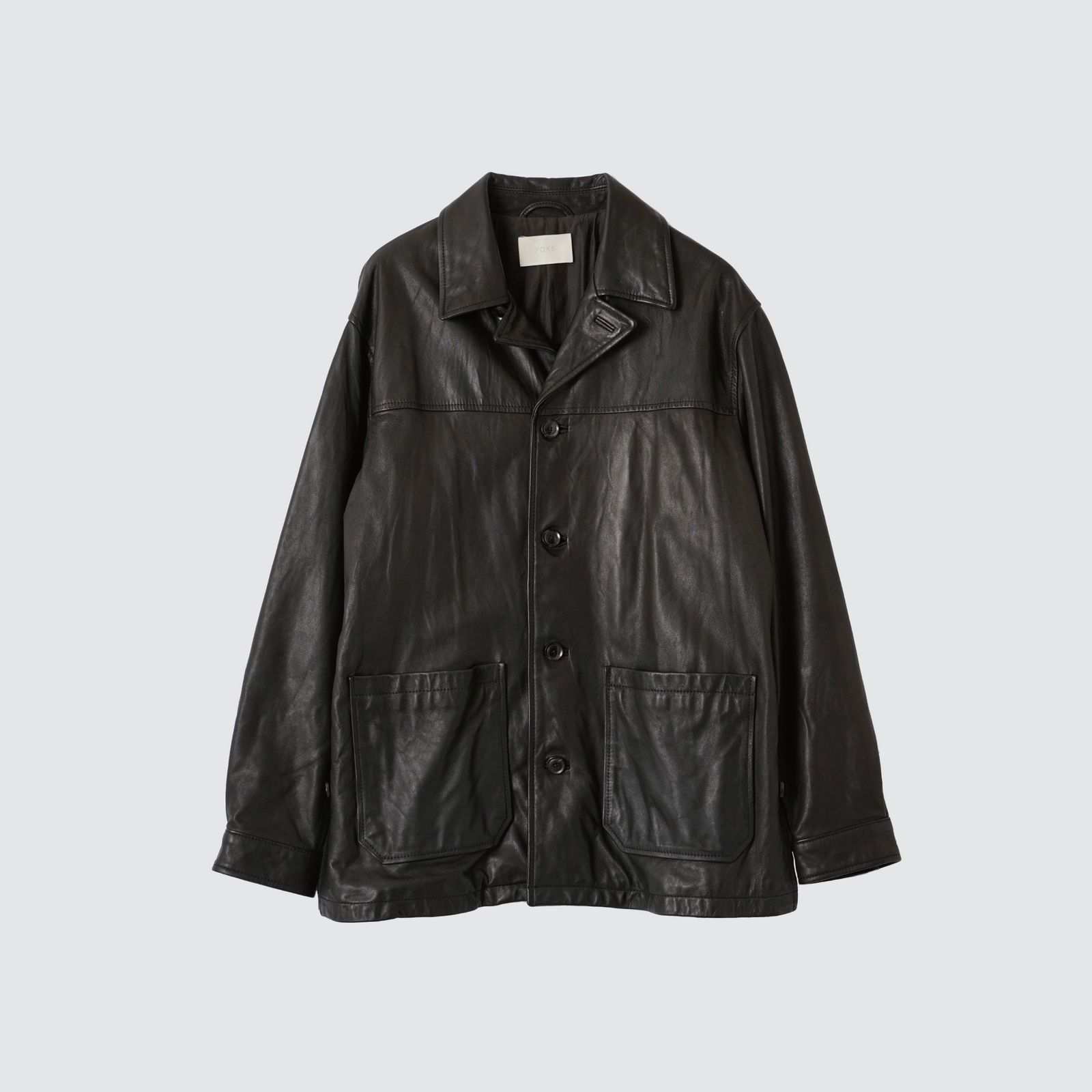 YOKE - 【残りわずか】Goat Leather Car Coat | ACRMTSM ONLINE STORE