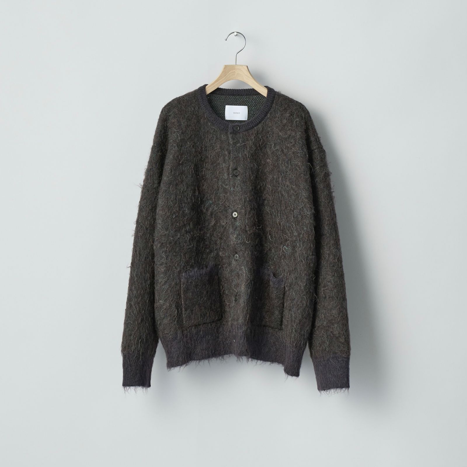 ssstein - 【残りわずか】Kid Mohair Mix Jacquard Knit Cardigan
