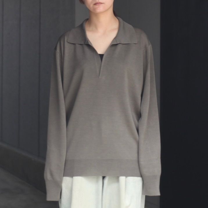 ssstein - 【残りわずか】Wool/Silk Knit Skipper LS | ACRMTSM ONLINE