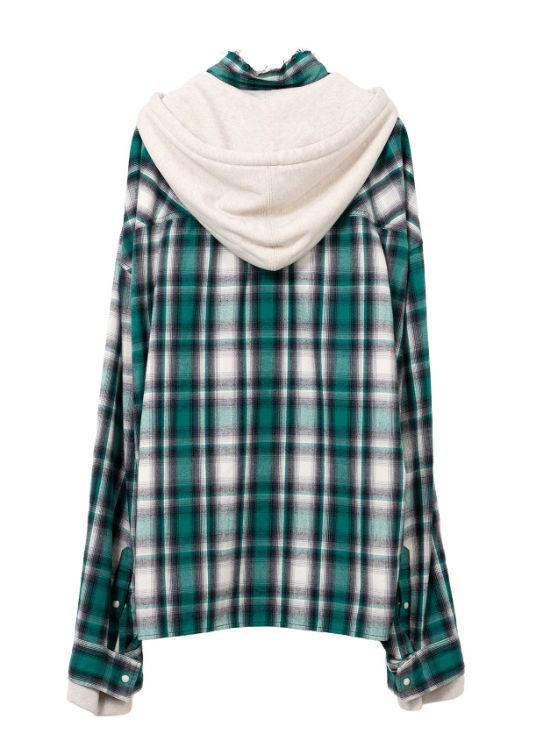 Maison MIHARA YASUHIRO - 【レディース】フードコンバインドチェック