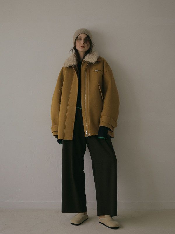 ETRE TOKYO - マルチファブリックリバーシブルコート - BROWN | ADDICT