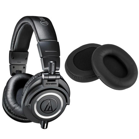 Audio-Technica ATH-M50x Headphones - With H&A High Frequency