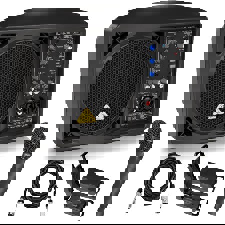 Eurolive B205D Speaker System Bundle With ULTRAVOICE XM8500 Mic