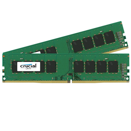 Crucial 32GB (2x 16GB) 288-Pin UDIMM DDR4 (PC4-19200) Module Kit