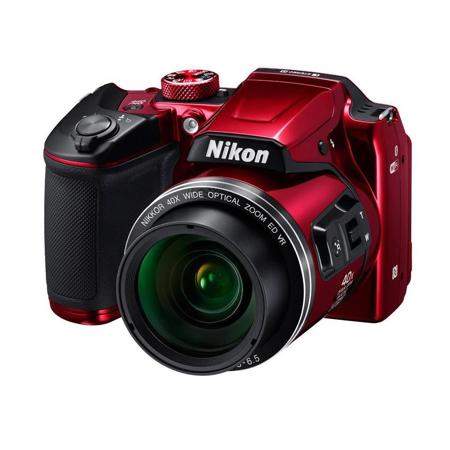 Nikon Coolpix B500 Digital Point & Shoot Camera - Red - Refurbished