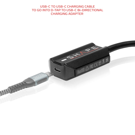 Shape 100W D-Tap to USB-C Bidirectional Charging Adapter DTUC