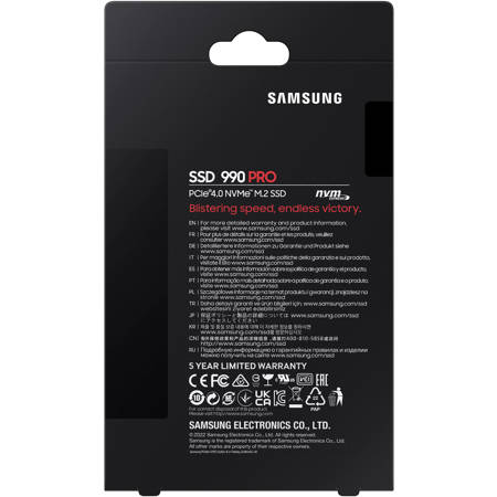 Samsung 990 PRO 2TB PCIe Gen4 NVMe M.2 Internal SSD MZ-V9P2T0B/AM