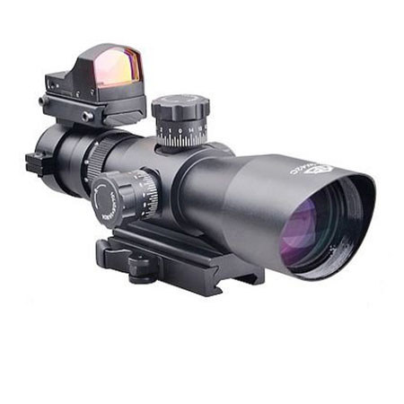 Trinity Force 3-9x42 Redcon-1 Combo Riflescope, Illum P4 Sniper