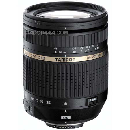Tamron 18-270mm F/3.5-6.3 DI-II VC AF Zoom for Canon - Adorama