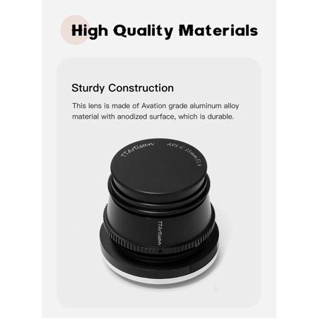 TTArtisan 35mm f/1.4 Lens for Fujifilm X, Silver A11S - Adorama