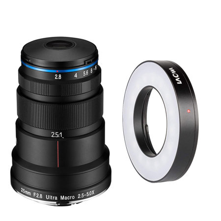 Venus Laowa 25mm f/2.8 2.5-5x Ultra-Macro Lens for Nikon F with