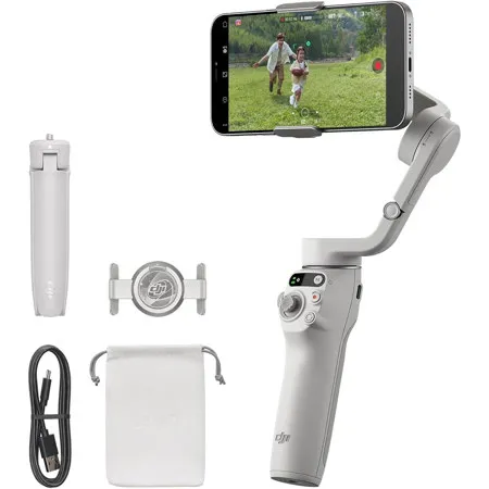 DJI Osmo Mobile 6 Smartphone Gimbal, Platinum Gray CP.OS.00000284.01