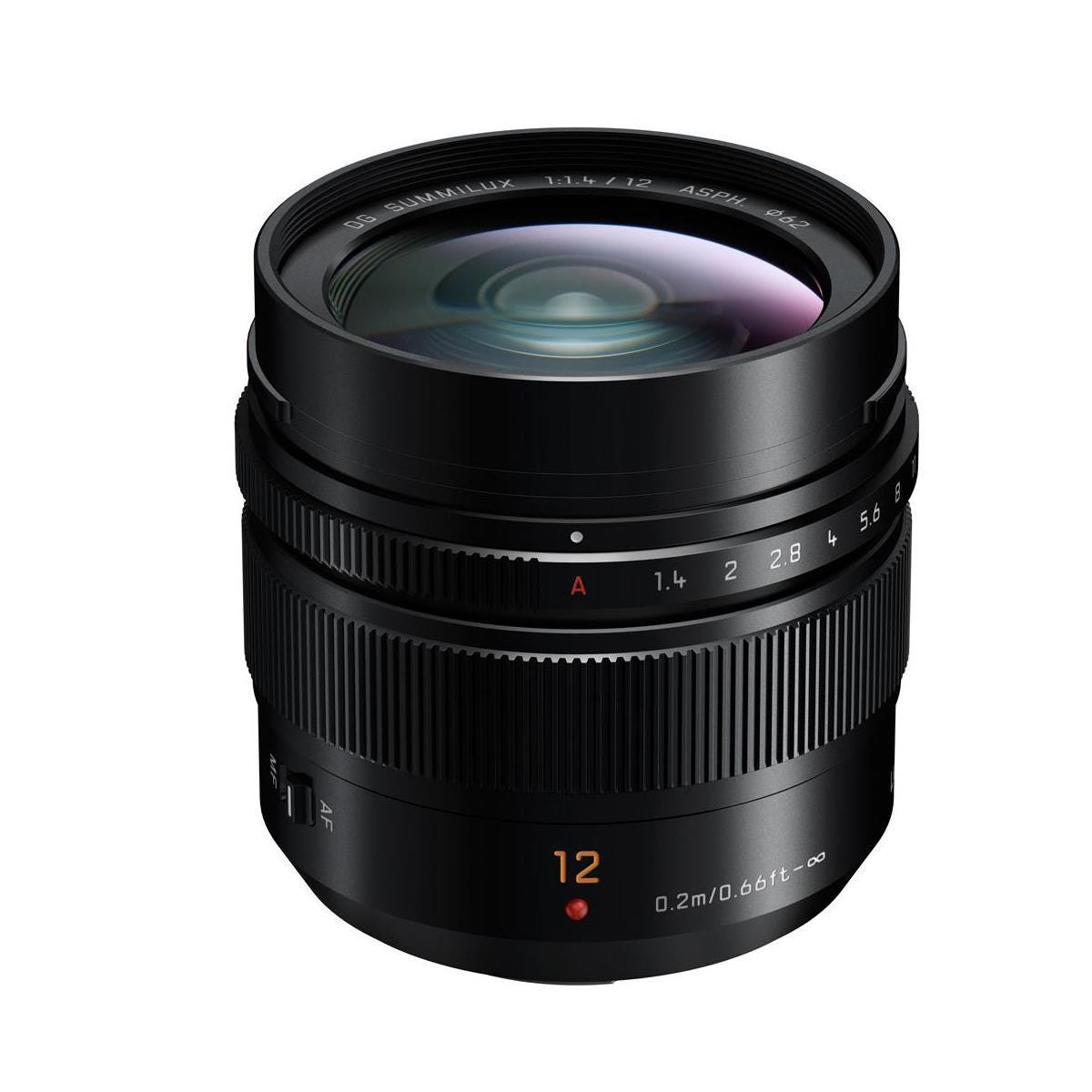 Panasonic LUMIX G Leica DG Summilux 12mm f/1.4 Aspherical Lens for