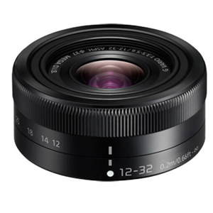 Panasonic Lumix G Vario 12-32mm F/3.5-5.6 Aspherical OIS Lens, Black