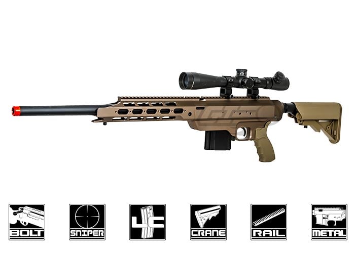 Action Army AAC-21 Bolt Action Gas Sniper Airsoft Rifle