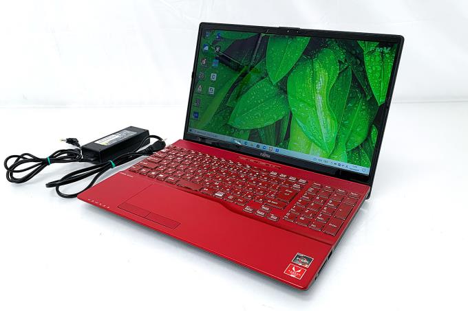 FMV LIFEBOOK AH43/E3 FMVA43E3R ガーネットレッド 15.6型 Ryzen3