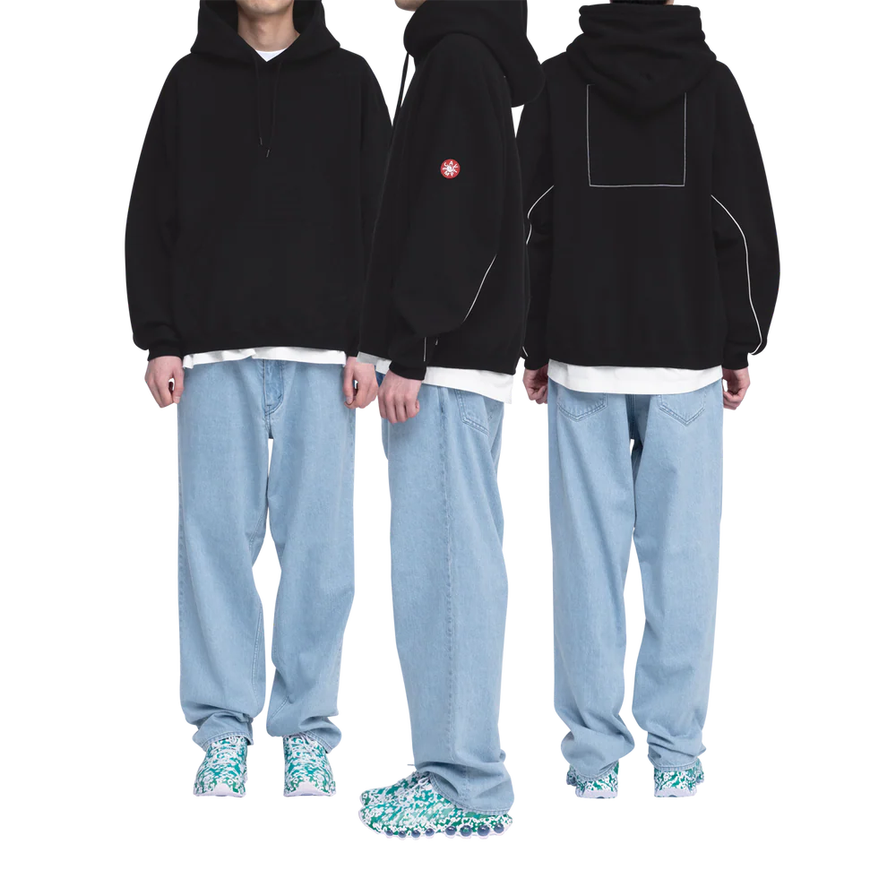 C.E - Solid Loose Hoody Black | ALTERFATE