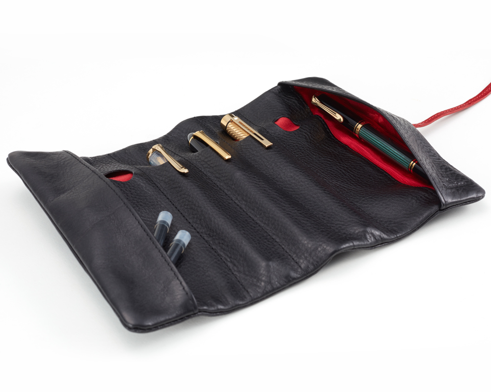 レッドサークル ロールペンケース ［8721］ 革小物 ASHFORD