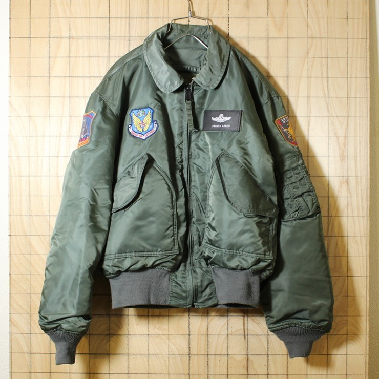 ALPHA INDUSTRIES CWU-45/P/USA製古着/セージグリーン/ナイロン