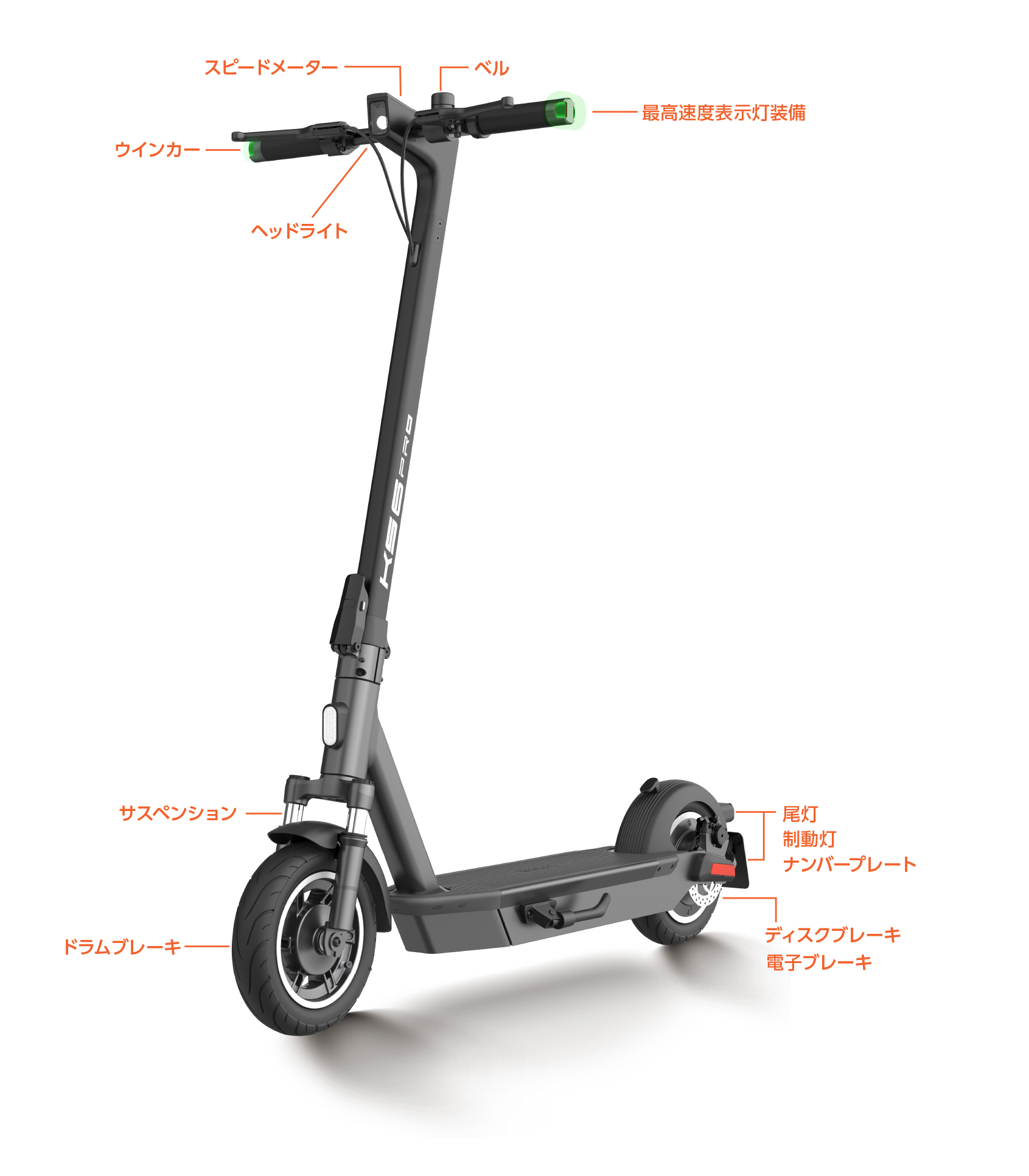 改正・道路交通法“特定原付”モデル YADEA(ヤディア)「KS6 PRO」2023年7