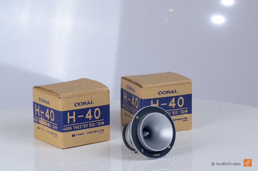 Coral H-40 Super Tweeter, NOS for sale.