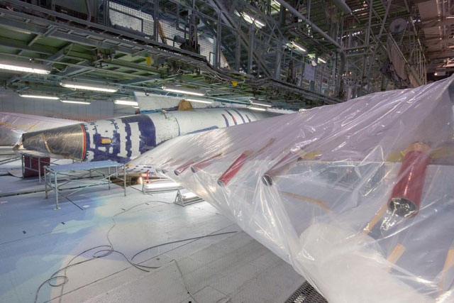 さよなら”鯖”塗装 写真特集・ANA787初号機JA801Aリペイント（前編）