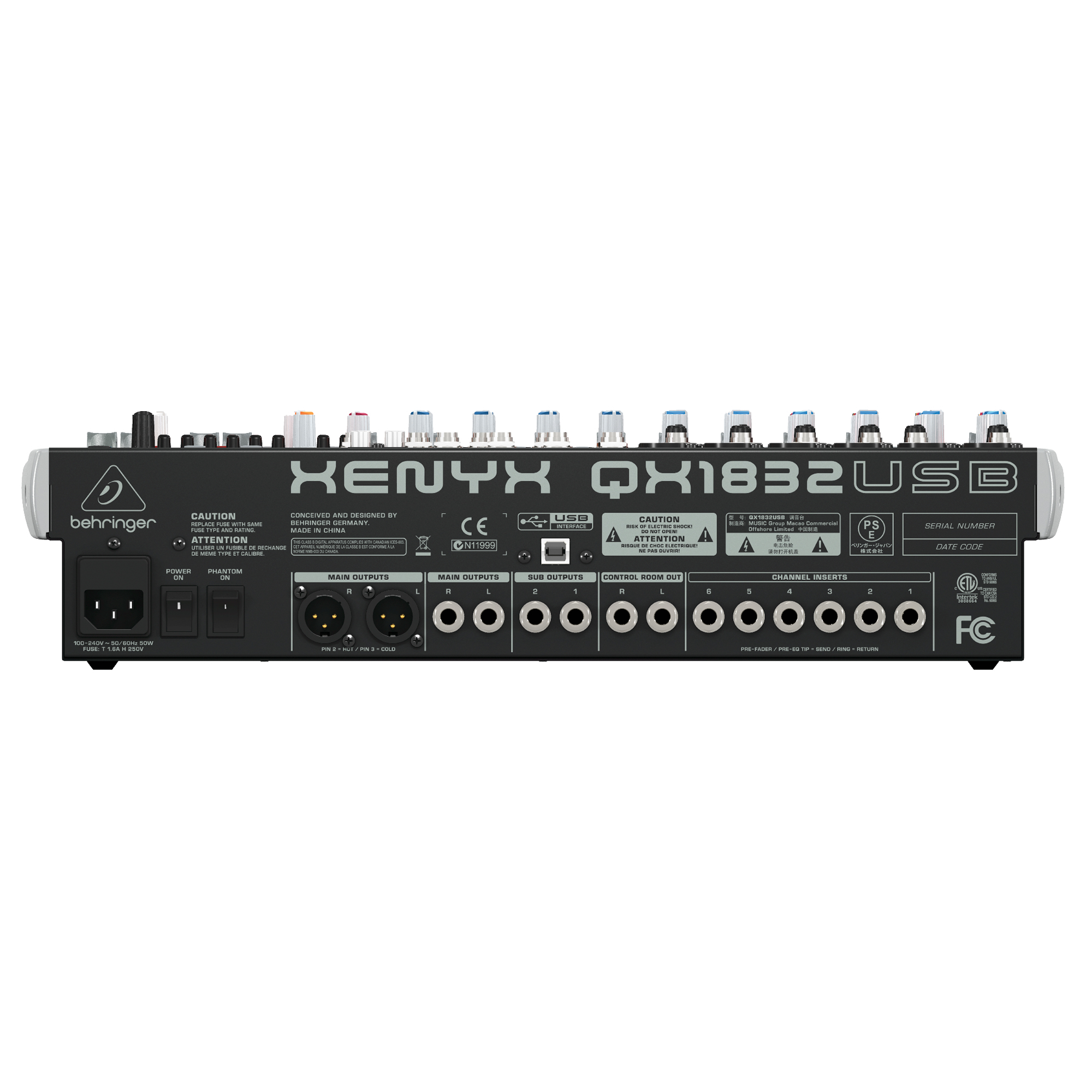 Behringer XENYX QX1832USB | Analog Mixer