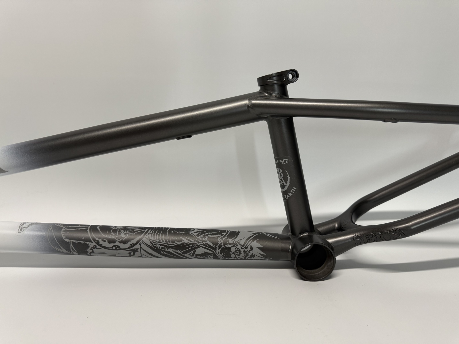 Subrosa Body Snatcher Frame (Matt White Fade) - BMX SHOP CAVE