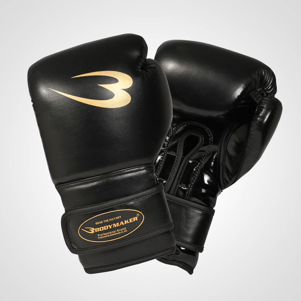 フィットネスボクシンググローブ F ブラック KG083FBK｜BODYMAKER
