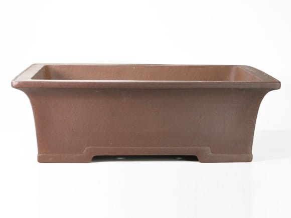 烏泥長角鉢 盆栽鉢 22号 鉢幅67cm×奥行き52cm×高さ22cmを販売｜盆栽妙