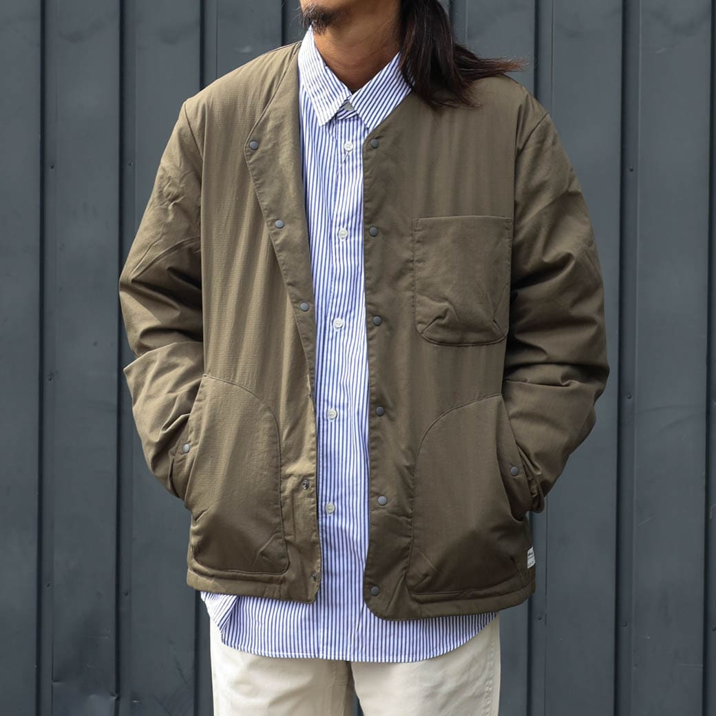 NANGA ナンガ HINOC RIPSTOP INNER DOWN CARDIGAN｜BORN FREE ONLINE SHOP