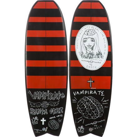 Santa Cruz Vampirate Gravedigger PowerLyte Surfboard - Surf